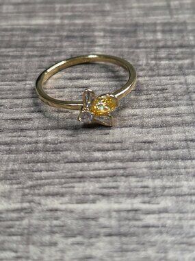 Authentic Pandora Honey Bee Ring  14k gold plating